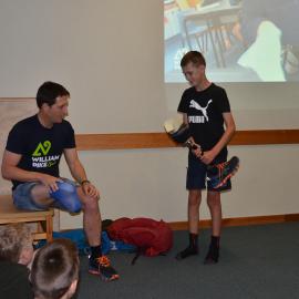 Inspiring Explorer alum William Pike and Young Inspiring Explorer Connor