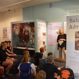 Visit to Akaroa Museum's Worsley exhibition (002)