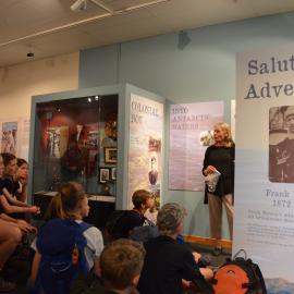 Visit to Akaroa Museum's Worsley exhibition (003)