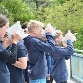 Young Inspiring Explorers Eden, Cooper, and Michael