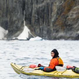 Inspiring Explorers Sadra Sultani and Ihlara McIndoe kayaking (010)