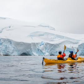 Deputy Principal Shauna Eldridge and Inspiring Explorer Jaylee Savage kayaking (003)