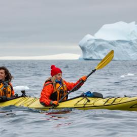 Inspiring Explorers Laurette Siemonek and Anzac Gallate kayaking (004)