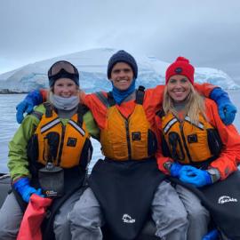 Inspiring Explorers Ihlara McIndoe, Owain John and Laurette Siemonek
