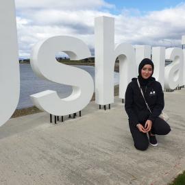 Inspiring Explorer Sadra Sultani in Ushuaia, Argentina