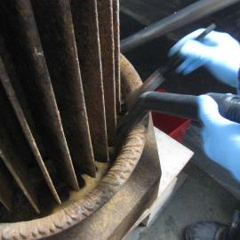 2008-09 'Terra Nova' hut, Wardroom stove (010)