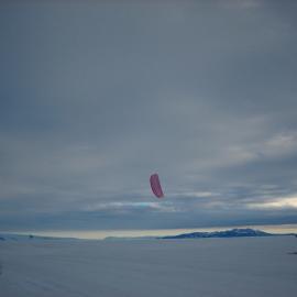 Winter 2009 Recreation, kite skiing 