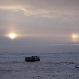 Winter 2009 Atmospheric Landscape, Sun dog (027)