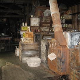 Looking southeast from the mess deck, Scott's 'Terra Nova' Hut