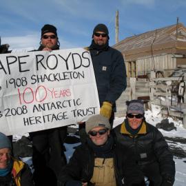 K170 Team at Cape Royds celebrating centenary