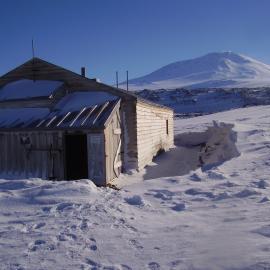 Scott's 'Terra Nova' Hut and Mount Erebus