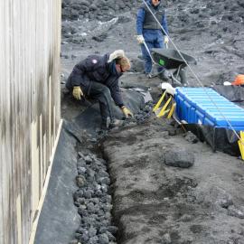 2007 James Blake and Al Fastier at Shackleton's 'Nimrod' hut, Cape Royds