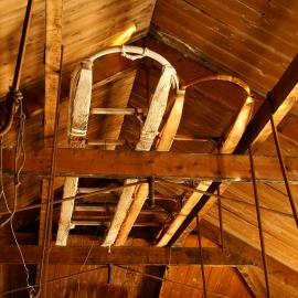2007 Sledges inside Shackleton's 'Nimrod' hut, Cape Royds