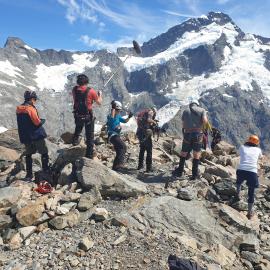 Filming the Inspiring Explorers reaching Mount Ollivier summit (001)