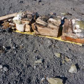 2009-10 Alcohol crates excavated from underneath Shackleton's 'Nimrod' hut