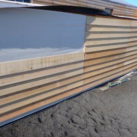 2009-10 Stables exterior during rehabilitation work, Scott's 'Terra Nova' hut