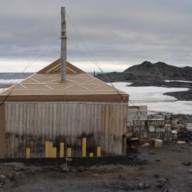 2007 Completed patches on Shackleton's 'Nimrod' hut cladding