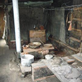 2008 Blubber stove in the stove area inside Scott's 'Discovery' hut