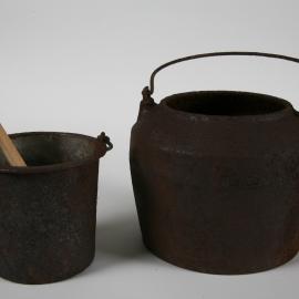 2007 Hot glue pot after conservation
