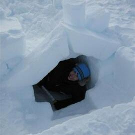 2007 Conservator Fiona Cahill during Antarctic Field Training