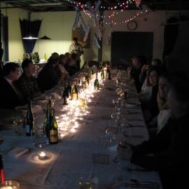 2007 Midwinter meal at Scott Base
