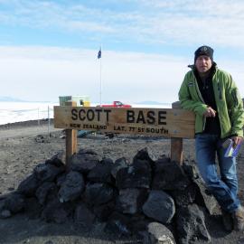 Heritage Carpenter Jaime Ward at Scott Base
