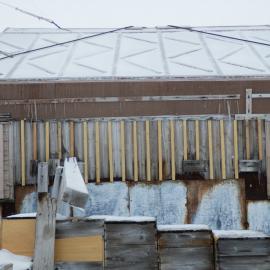 Battens after repair, Shackleton's 'Nimrod Hut' 