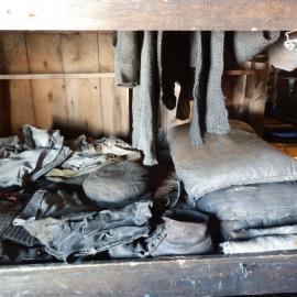 Day's bunk before repair, Cape Evans