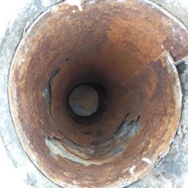 Old flue section, Scott's 'Terra Nova' Hut