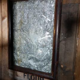 Wardroom mirror repair, Scott's 'Terra Nova' Hut (001)