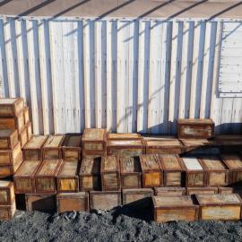 Final box arrangement, Shackleton's 'Nimrod' Hut (002)