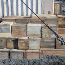 Flour box group, Shackleton's 'Nimrod' Hut (001)