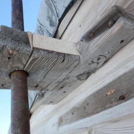 Repaired wind vane bracket, Scott's 'Terra Nova' Hut 