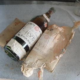 Brandy bottle from Royds