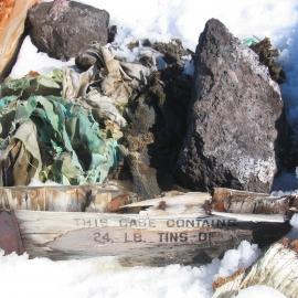 2003 K440 at Cape Crozier - Remnants of Wilson's Igloo (011)