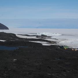 2013-14 Cape Evans environs and AHT field camp on Home Beach
