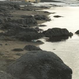 2013-14 Beach at Cape Evans in front of Scott's 'Terra Nova' hut