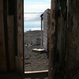 2013-14 View through the Annexe door, Cape Evans