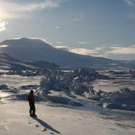 2013-14 AHT team member on a walk