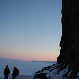 2013-14 AHT team members on a walk