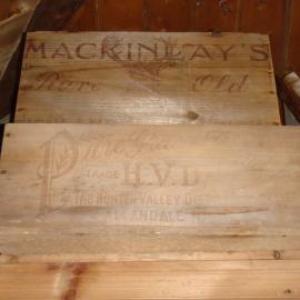 2013-14 Mackinlay's malt whisky box inside Shackleton's 'Nimrod' hut