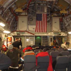 2013-14 Interior of a US Air Force plane