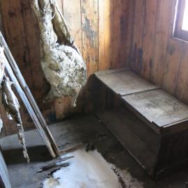 2013-14 Location image, Mutton carcasses, Scott's 'Discovery' hut, Hut Point (002)
