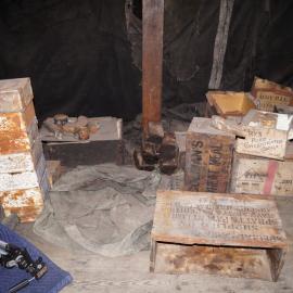 2013-14 Location image, Venesta cases, Scott's 'Discovery' hut, Hut Point (003)