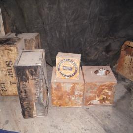 2013-14 Location image, Venesta cases, Scott's 'Discovery' hut, Hut Point (004)