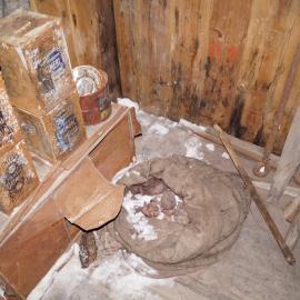 2013-14 Location image, artefacts, Scott's 'Discovery' hut, Hut Point