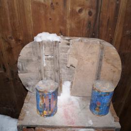 2013-14 Location image, artefacts, Scott's 'Discovery' hut, Hut Point