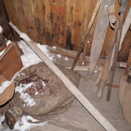 2013-14 Location image, artefacts, Scott's 'Discovery' hut, Hut Point