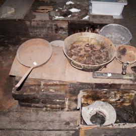 2013-14 Location image, blubber stove, Scott's 'Discovery' hut, Hut Point