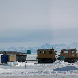 2013-14 Hägglunds transporting AHT supplies over the sea ice (004)